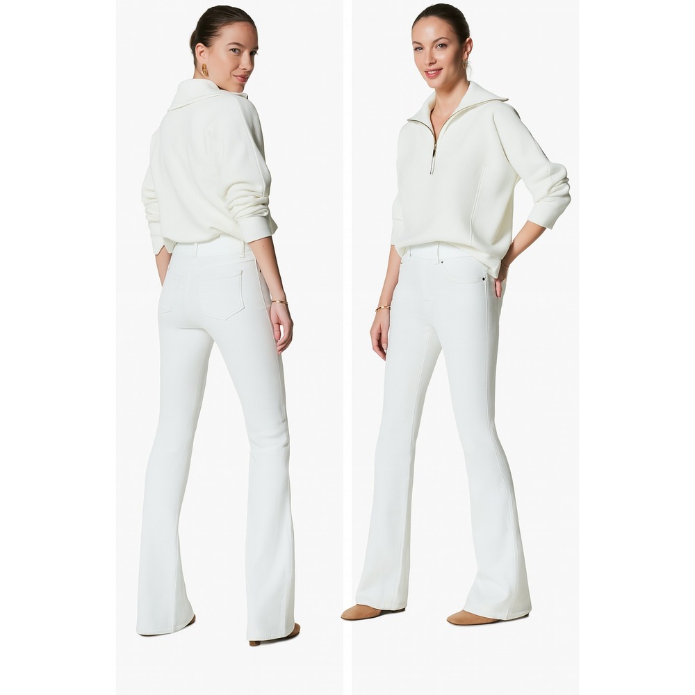 Spanx Women's On-the-Go‎ Kick Flare Ankle Pant 20373R Classic White XL